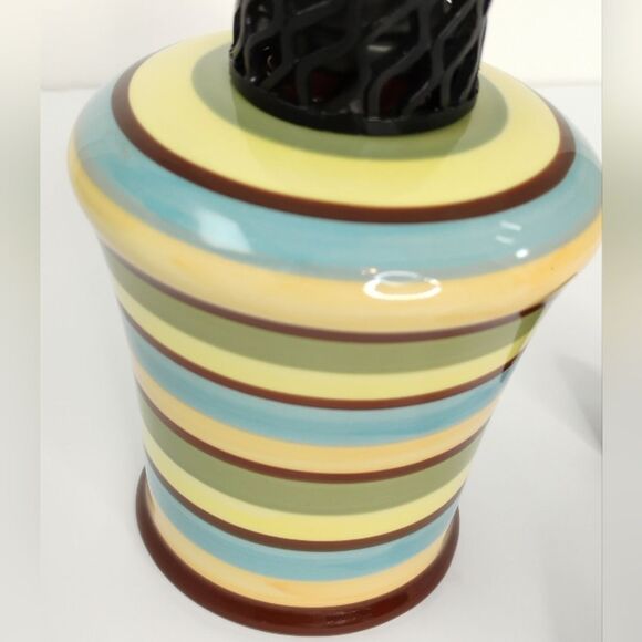 La Tee Da Fragrance Effusion Lamp Multi Colored Striped RARE!!!! NWT - Picture 10 of 15